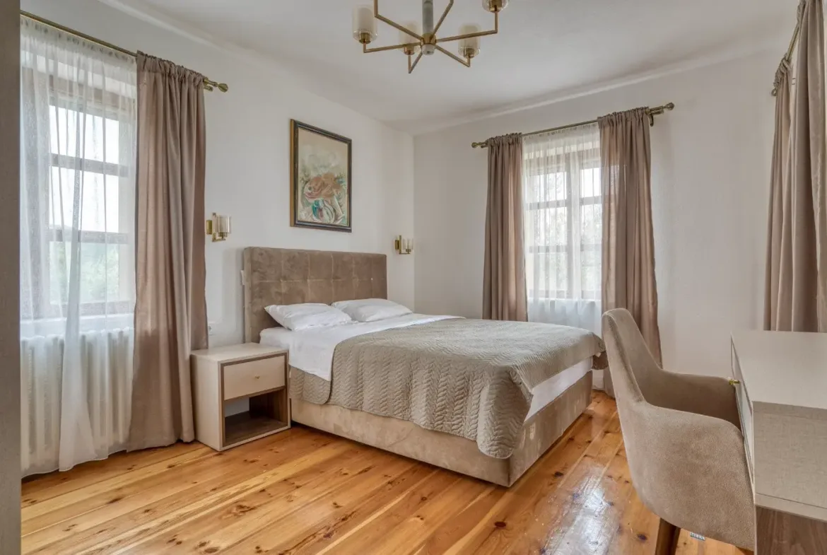 Stone villa with a large urbanized plot and swimming pool, Reževići, Budva