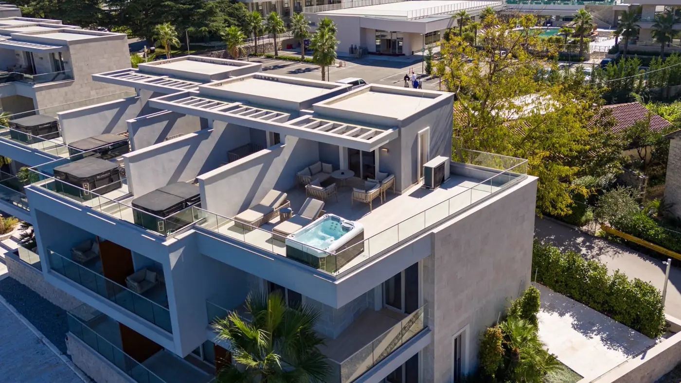 Luxury branded villa on the first line to the sea, Stoliv, Kotor