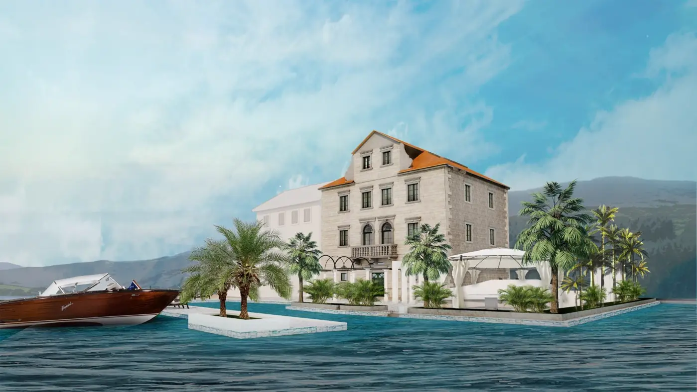 Palata Beskuća – historical stone villa for reconstruction, Kotor