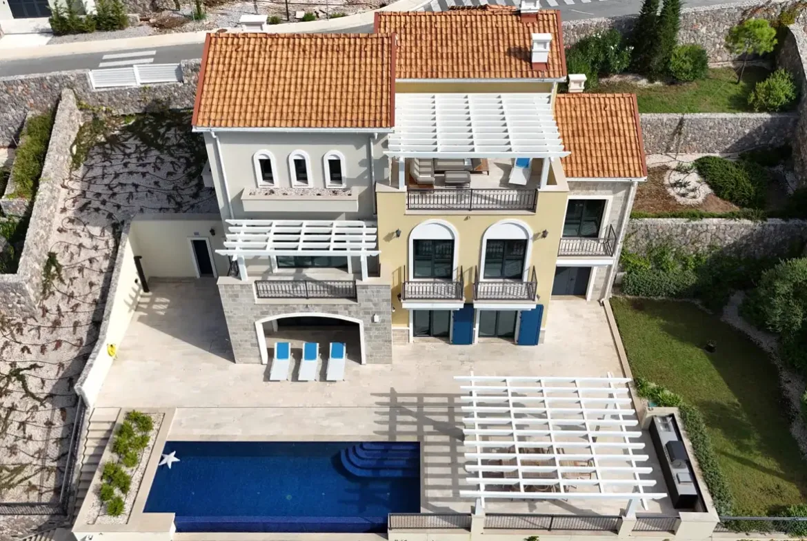 Four-bedroom luxury villa in Marina Village, Luštica Bay