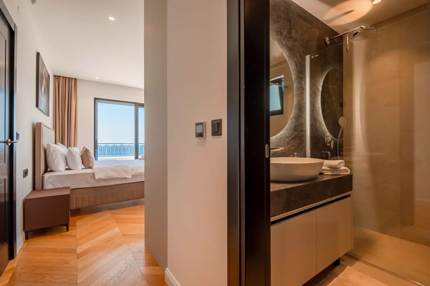 New contemporary villa in Mediterranean style, Reževići, Budva