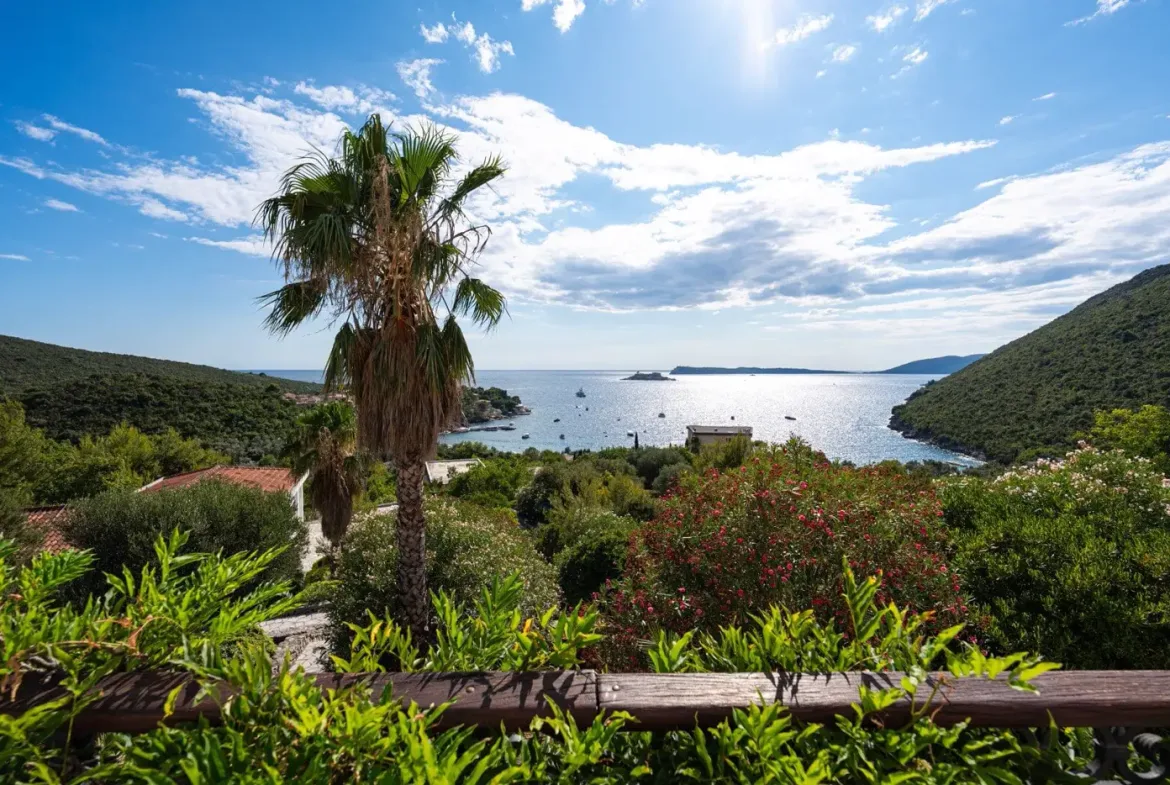 Villa with panoramic sea view on a large property, Žanjice, Herceg Novi