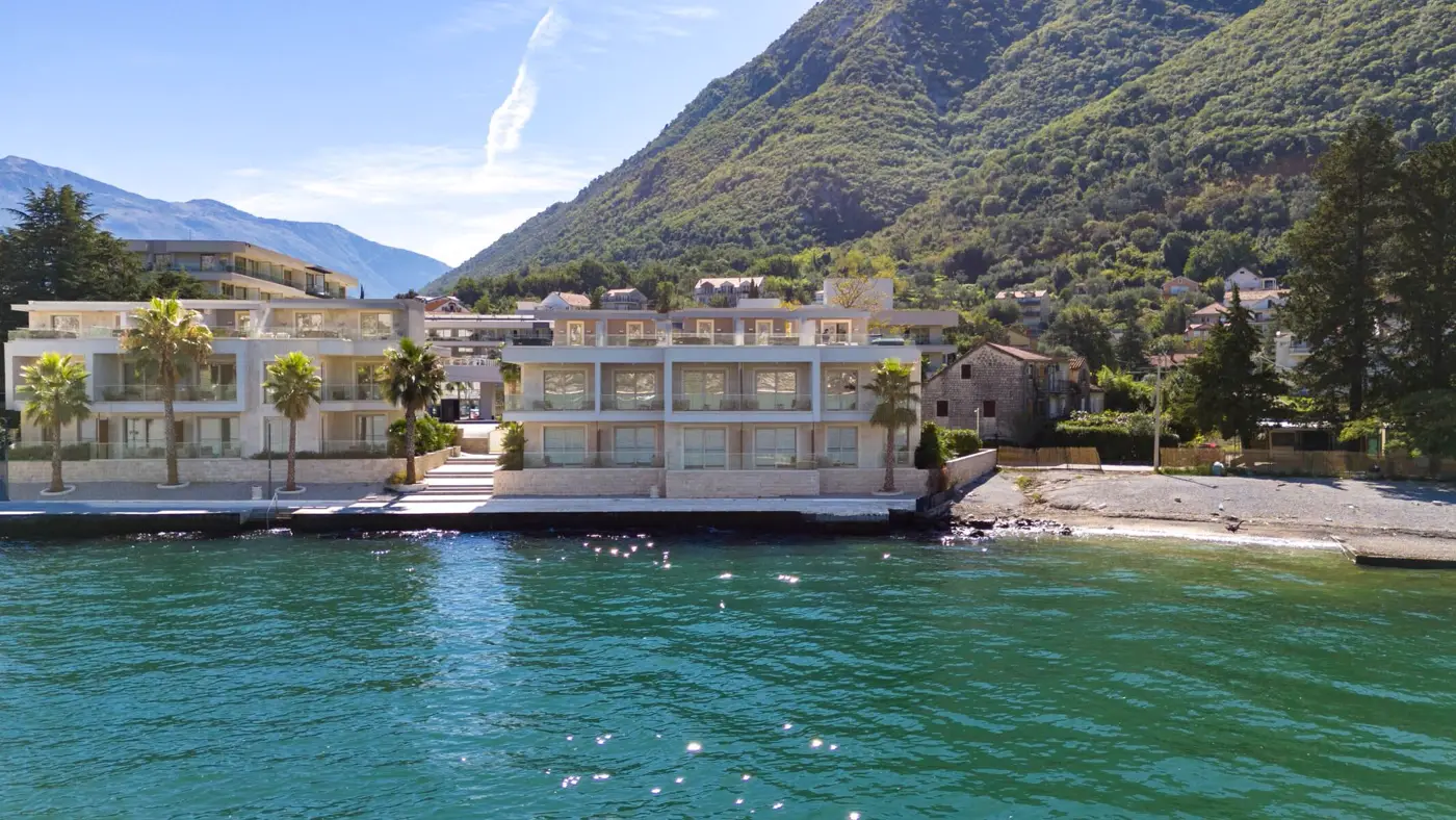 Luxury branded villa on the first line to the sea, Stoliv, Kotor