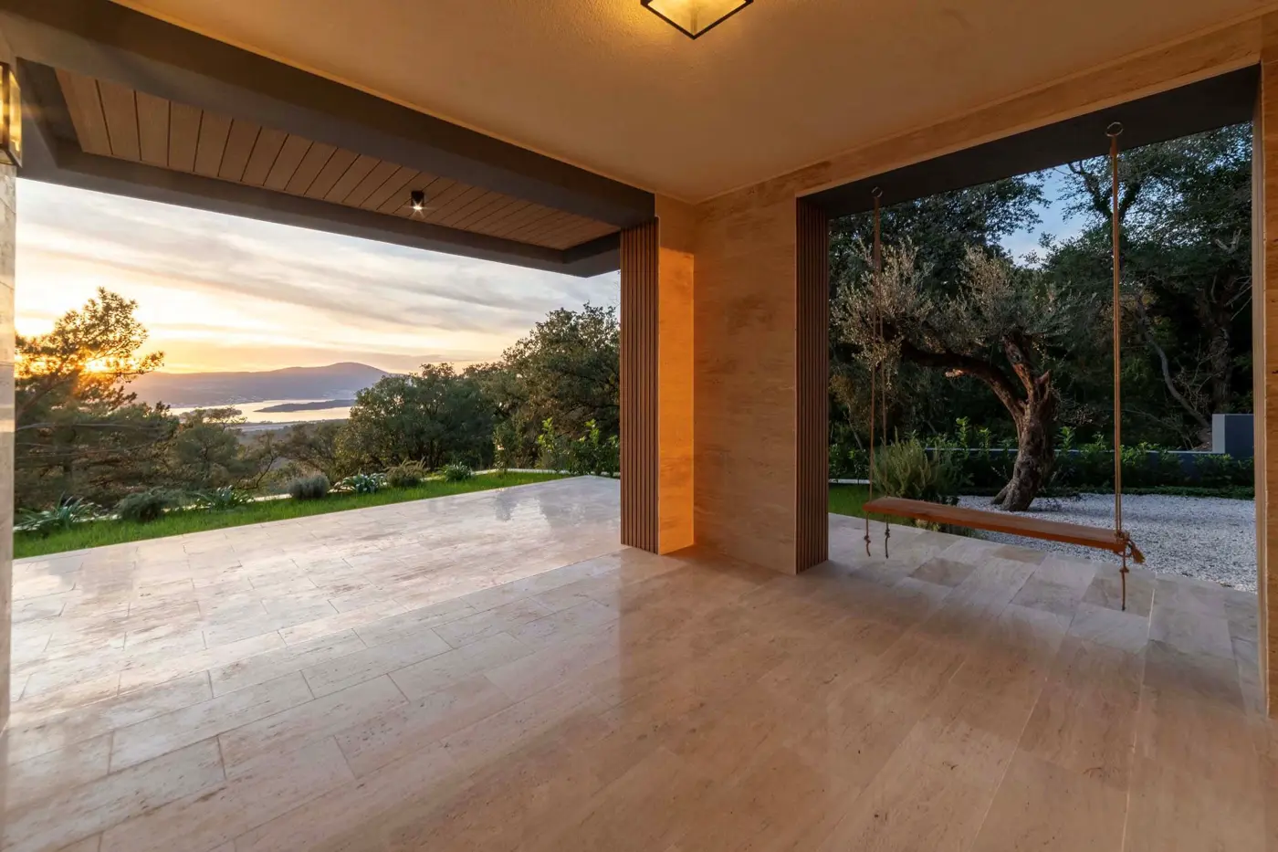 Modern family villa with pool and panoramic view, Kavač, Kotor