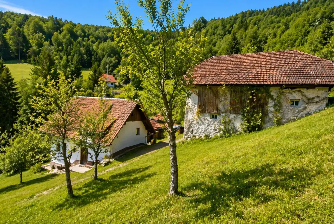 Idrija Area – Beautiful Estate Above Spodnja Idrija