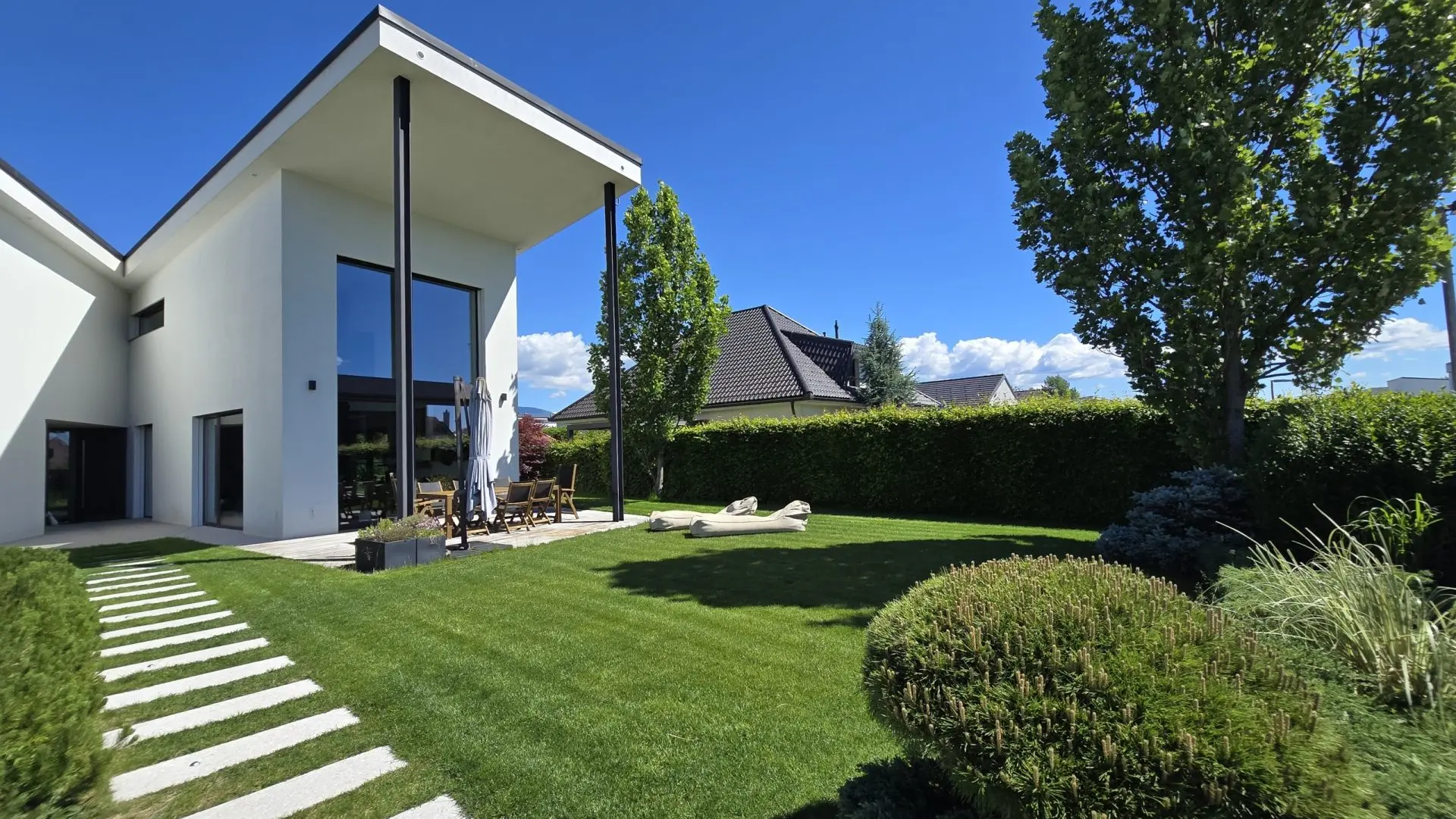 18-1 Ljubljana surroundings – Modern and Energy-Efficient Home with Unique “V”-Shaped Architecture