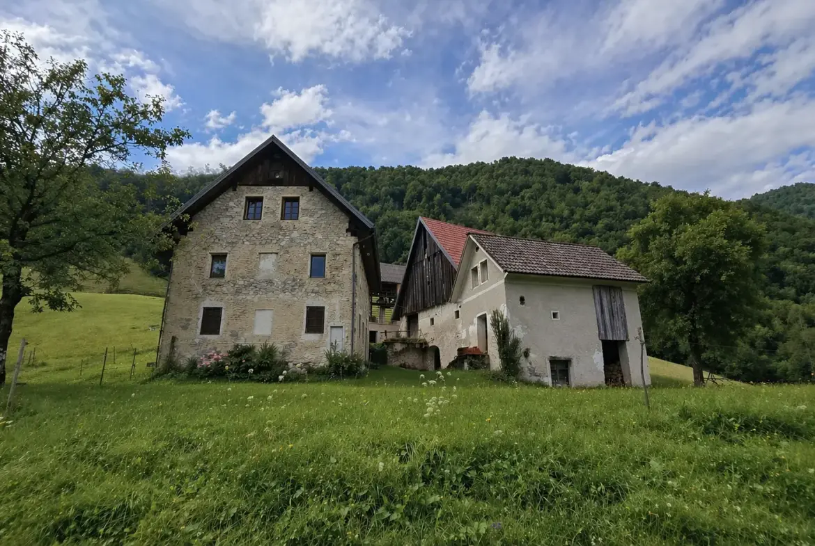 Idrija–Cerkno Area, Unique 40-Hectare Estate with Private Water Spring