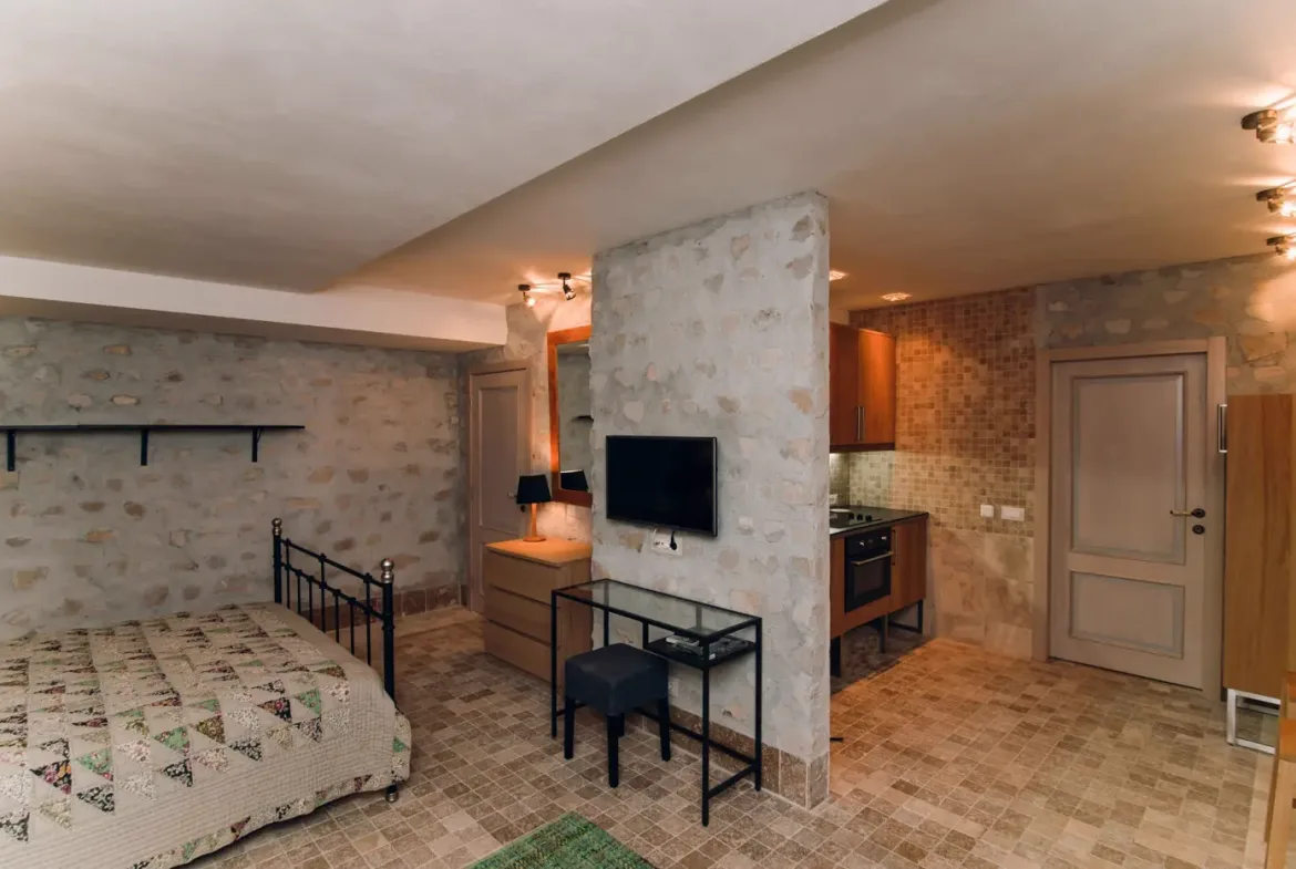 Authentic three-story villa with pool, Reževići, Budva