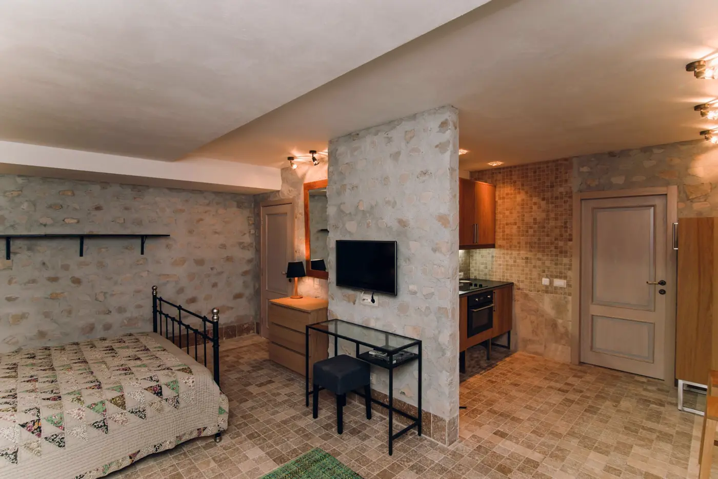 Authentic three-story villa with pool, Reževići, Budva