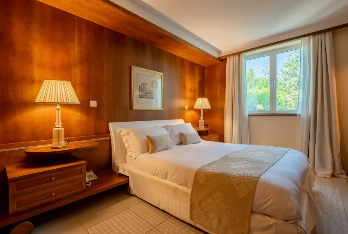 Complex of two luxury villas with swimming pool and panoramic sea view, Sveti Stefan, Budva