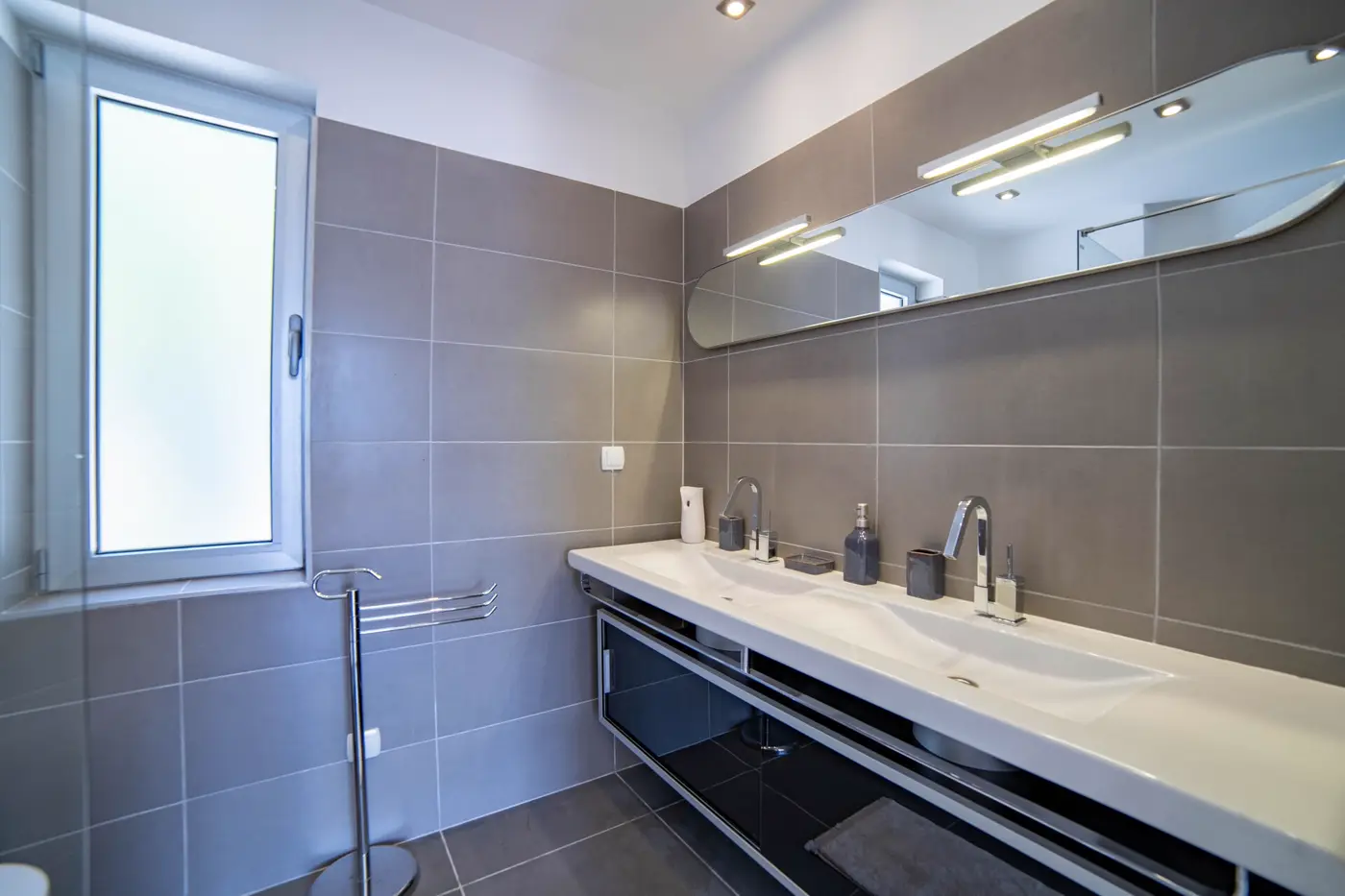 Modern villa on the first line to the sea, Strp, Kotor