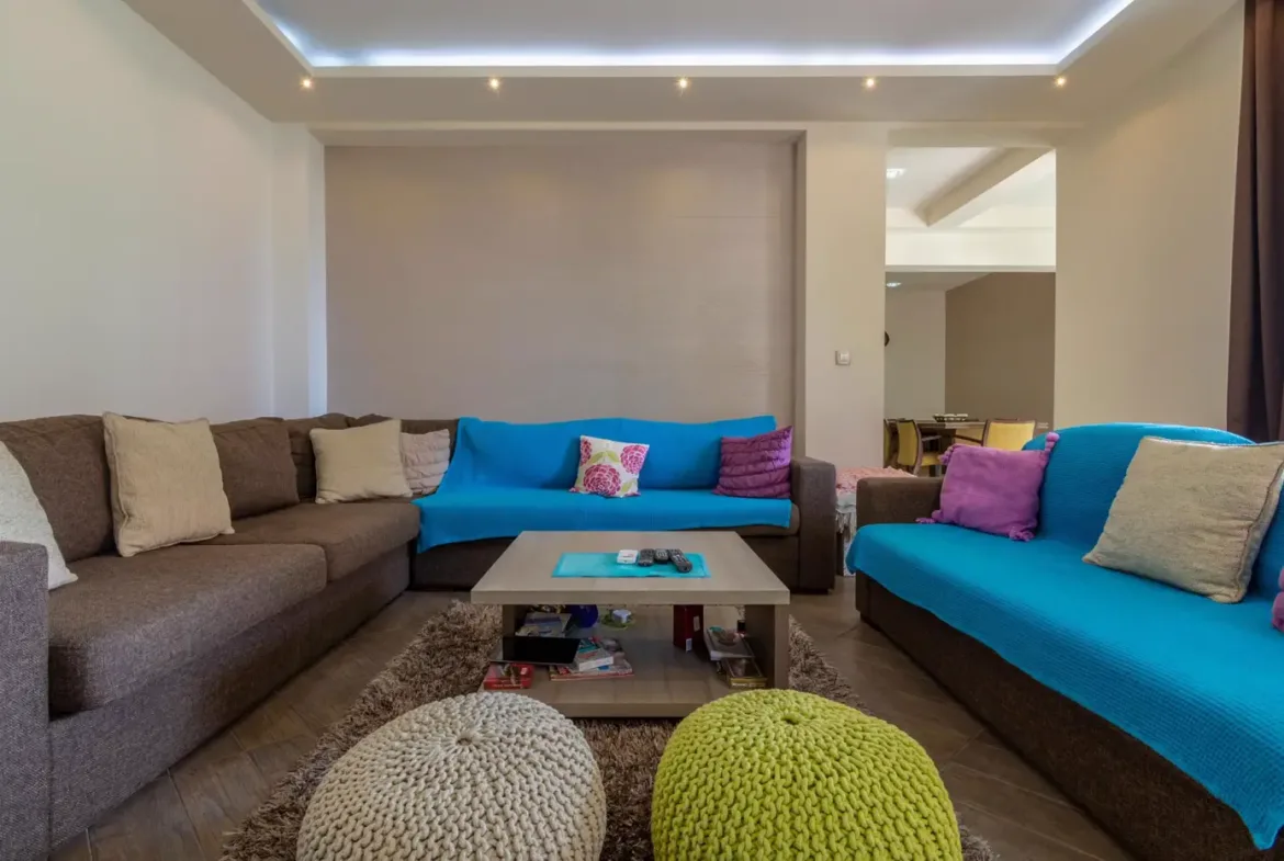 Modern villa with pool and partial sea view, Bonići, Tivat
