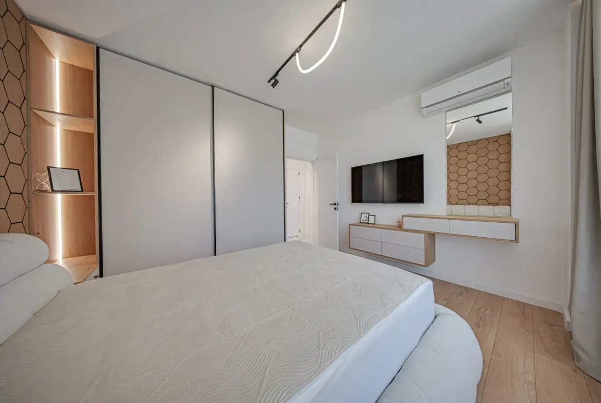 Luxurious two-bedroom apartment in an iconic, innovative building Kosher