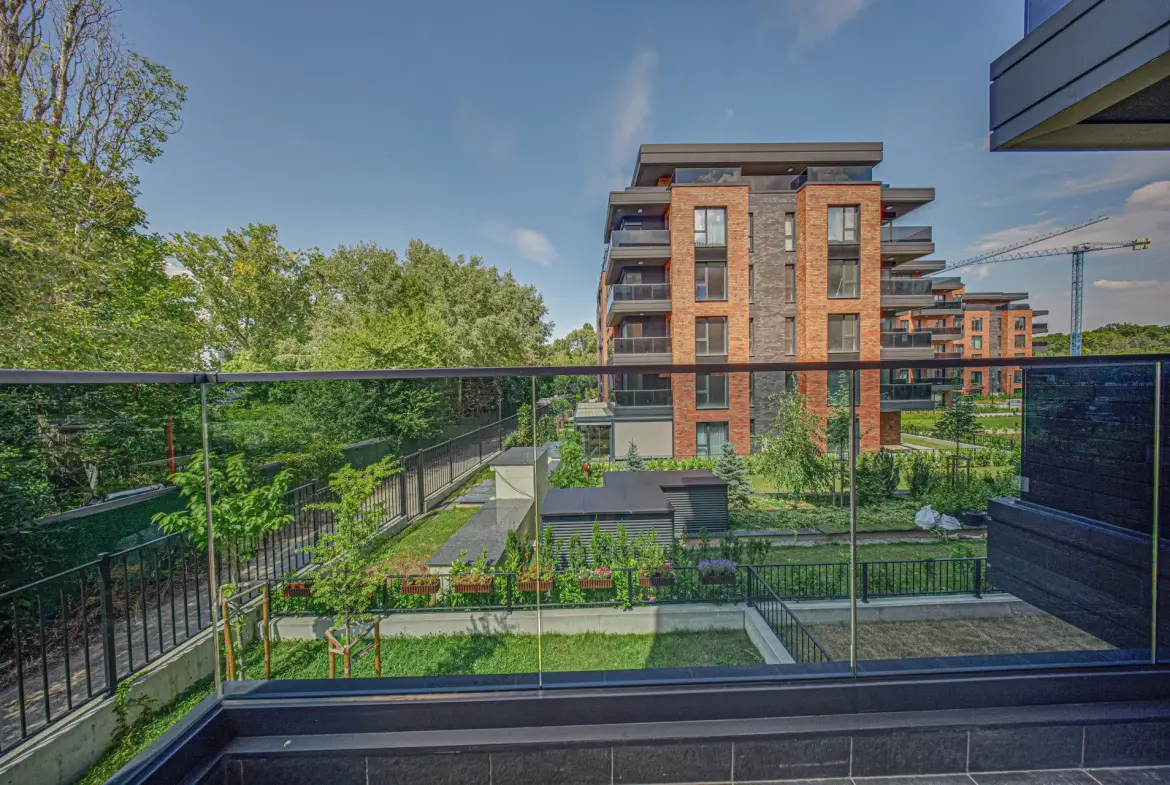 Luxurious and fully furnished two-bedroom apartment in a new gated complex for sale