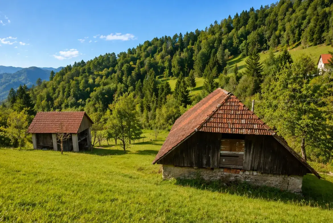 Idrija Area – Beautiful Estate Above Spodnja Idrija