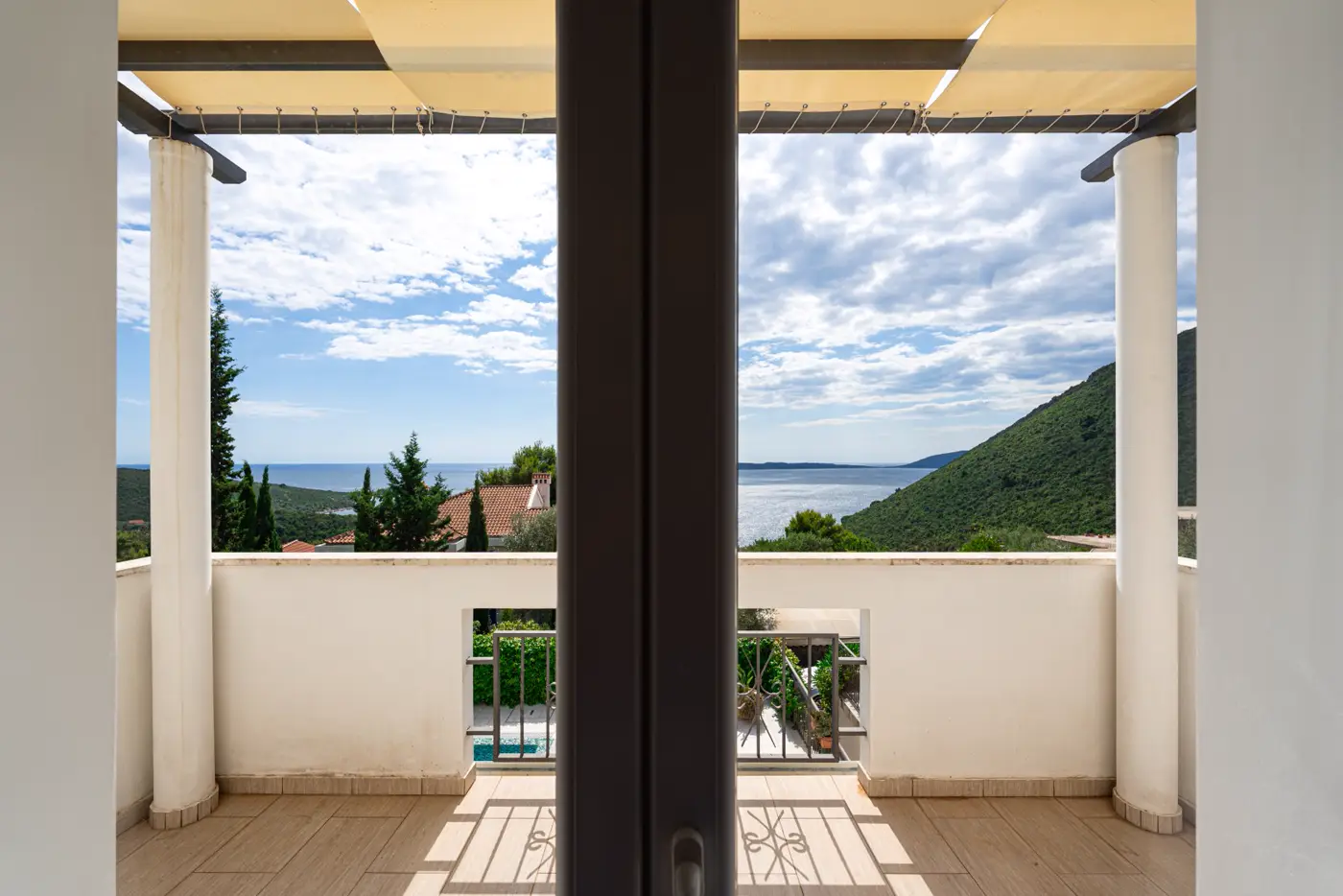 Villa with a panoramic view of the sea and Mamula, Žanjice, Herceg Novi