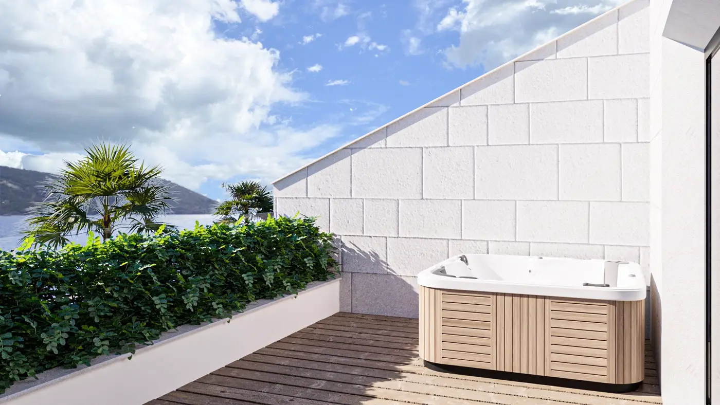 Luxury villa on the first line of Donja Lastva, Tivat