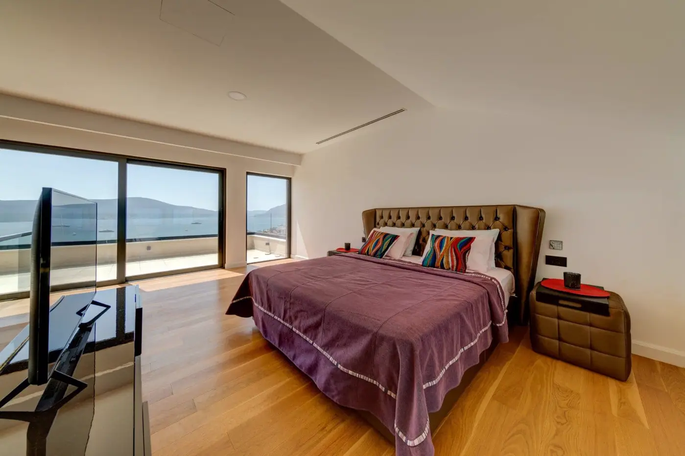 Exclusive contemporary villa with panoramic sea view, Marići, Tivat