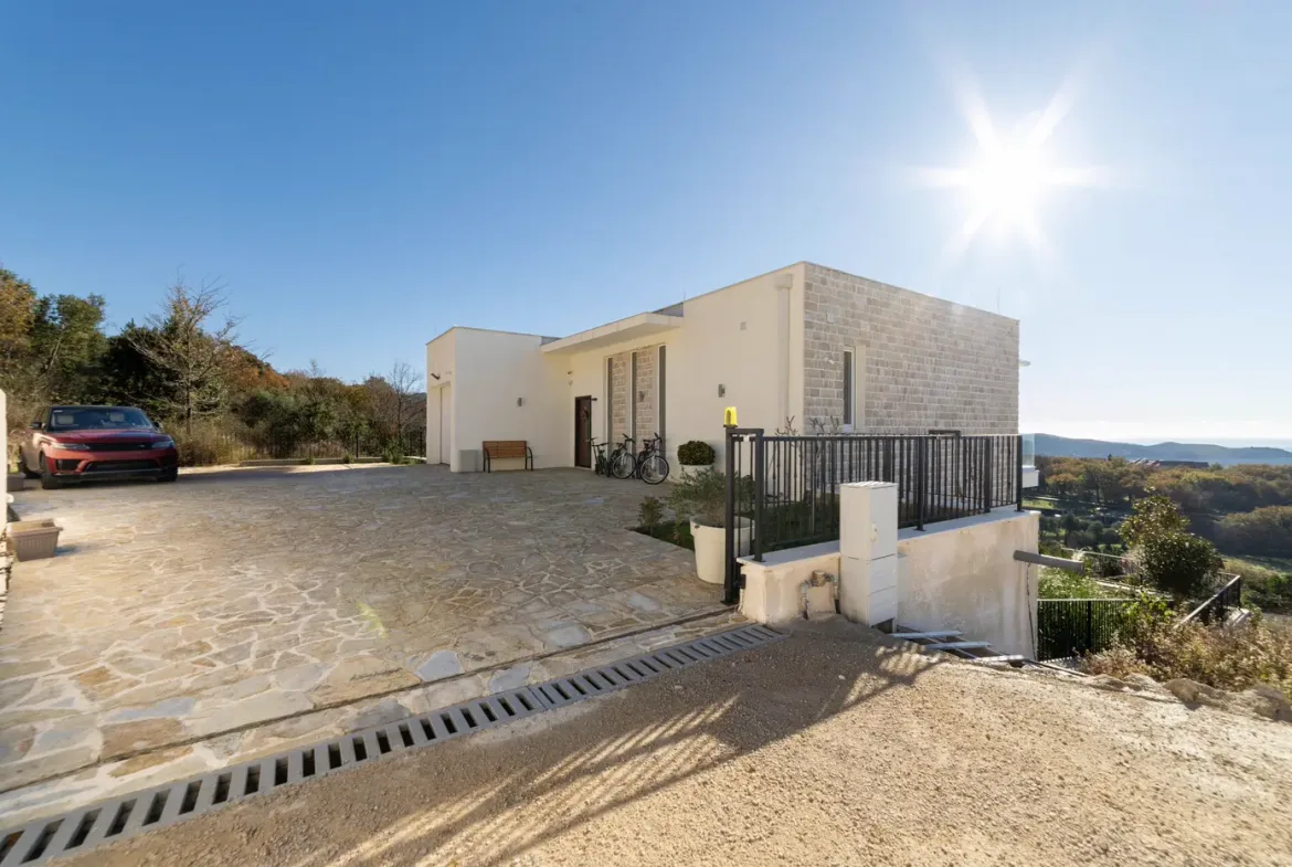 Modern four-room villa with pool and panoramic sea view, Podi, Herceg Novi