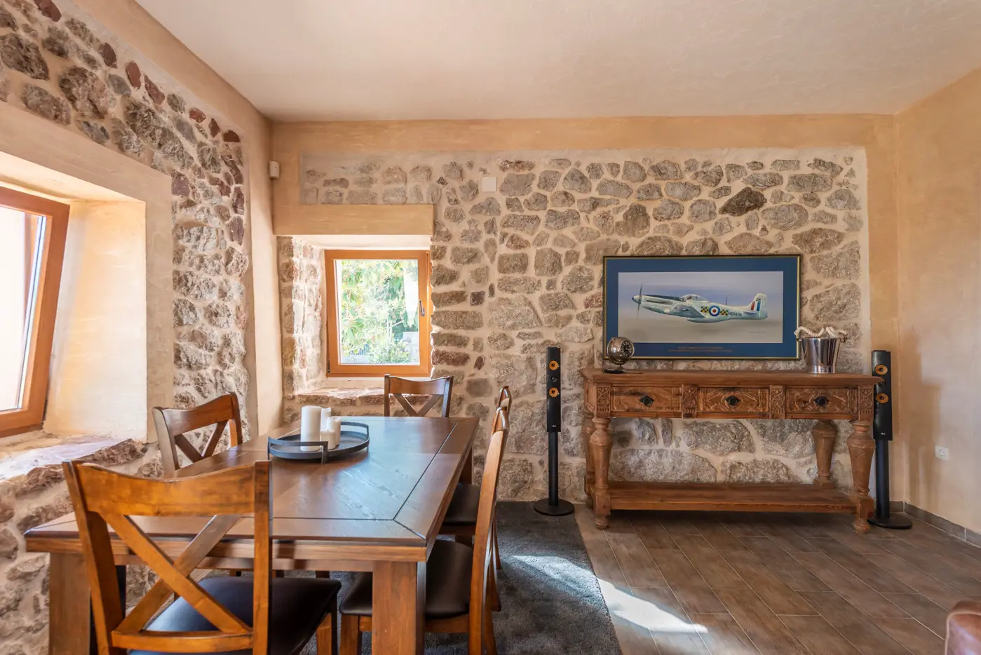 Stone villa with pool and panoramic sea view, Markovići, Budva