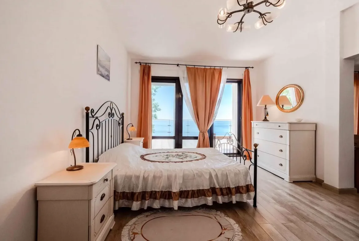 Beachfront villa with a private pool, Utjeha, Bar