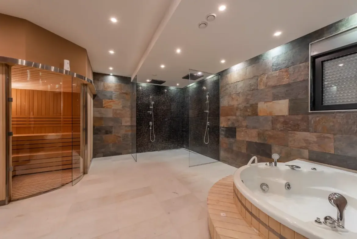 Modern villa with swimming pool and garage for two vehicles, Budva, Tudorovići