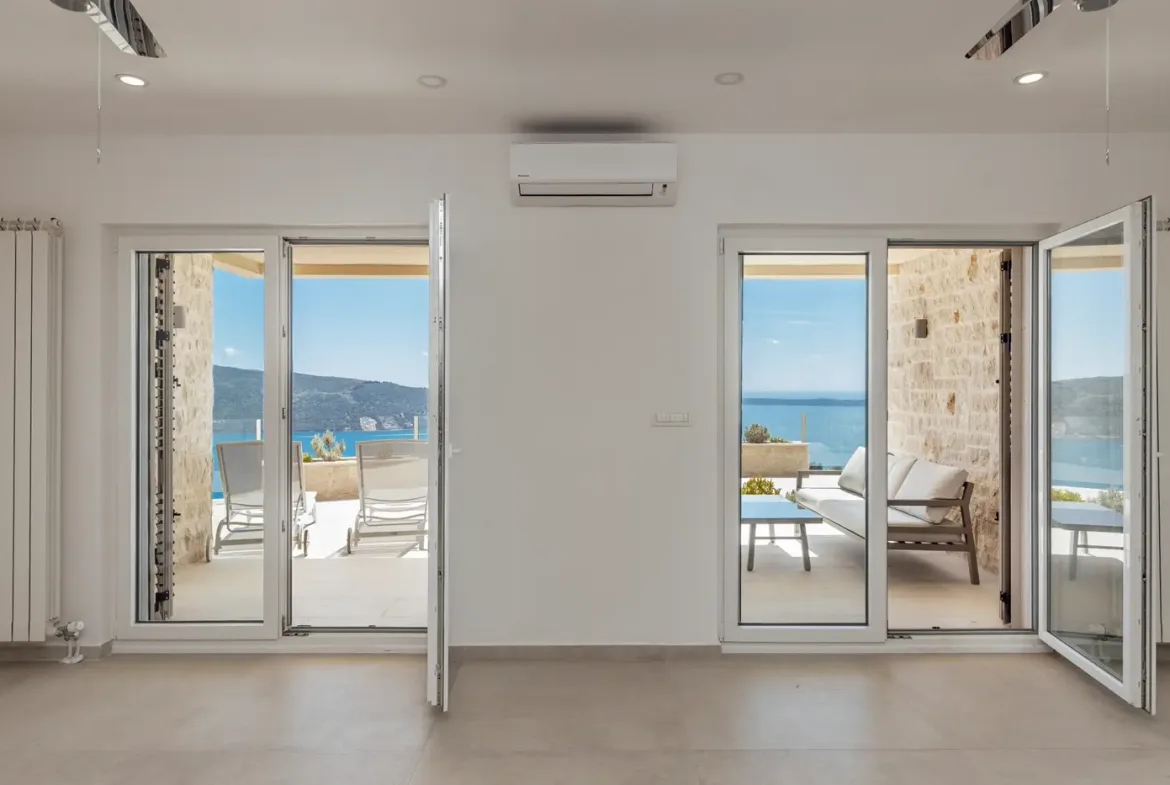 Luxury villa with pool and panoramic sea view, Podi, Herceg Novi