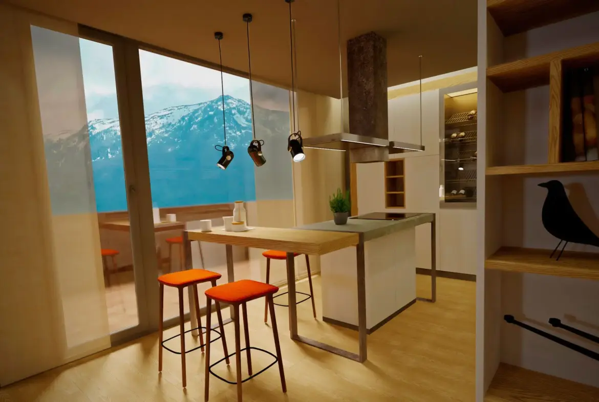 Three-bedroom apartment in a new residential complex at the foot of Vitosha Mountain for sale