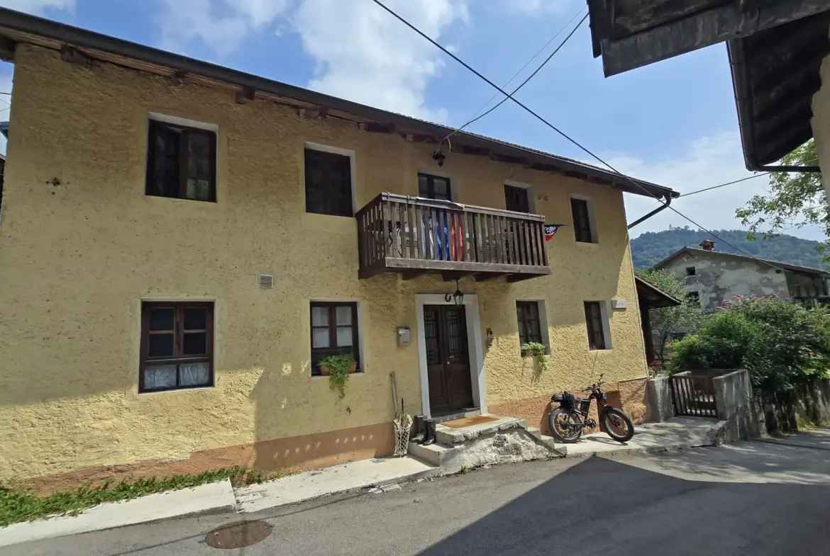 Two Charming Renovated Properties in the Soča Valley – Ideal for Investment or Family Living