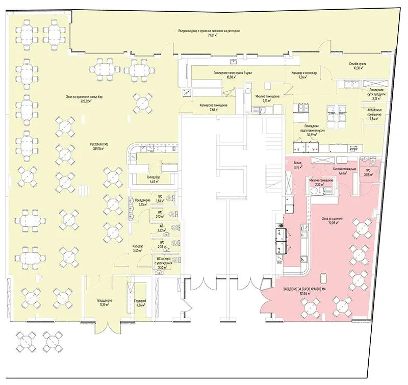 Premises in a new luxury residential building next to James Boucher metro station for sale