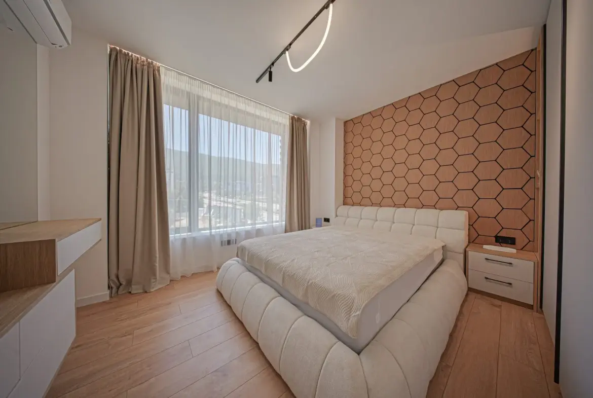Luxurious two-bedroom apartment in an iconic, innovative building Kosher