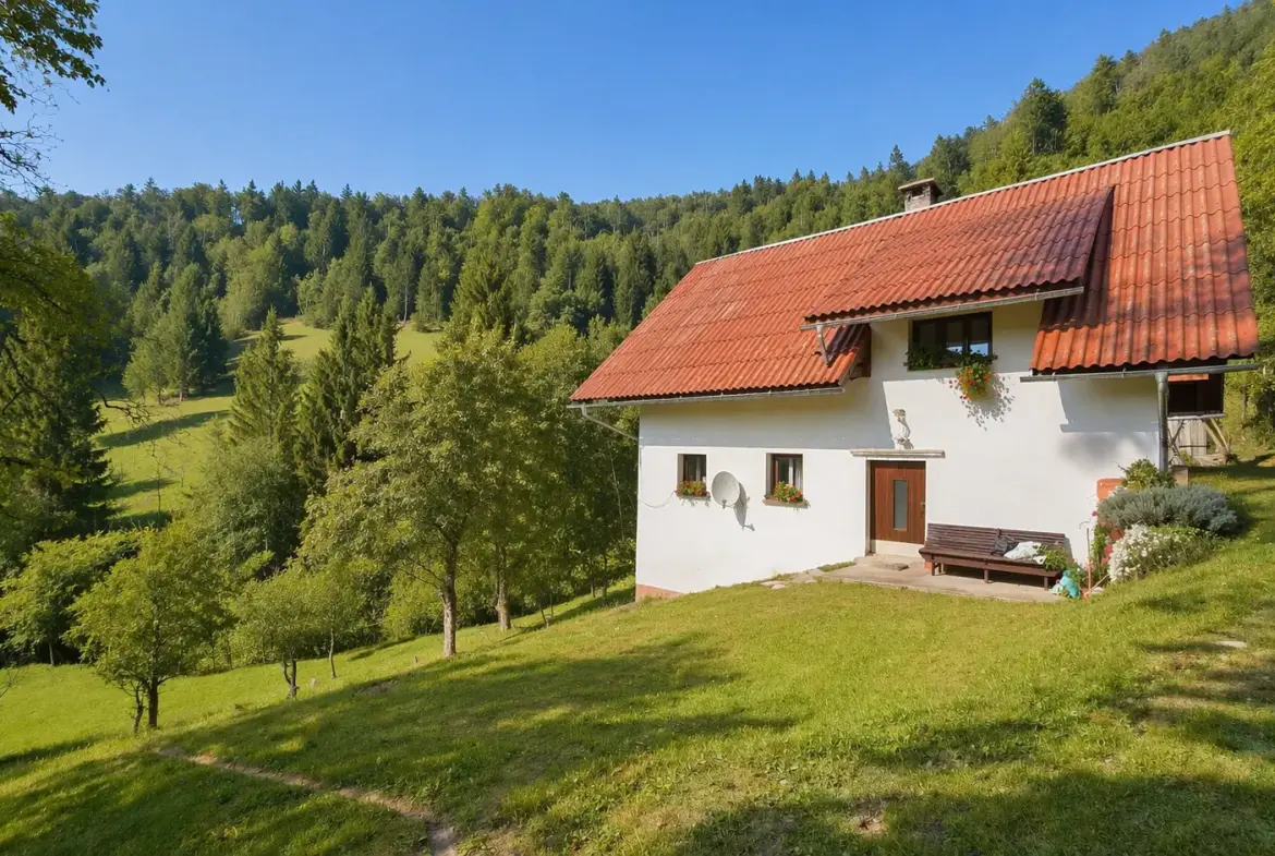 Idrija Area – Beautiful Estate Above Spodnja Idrija