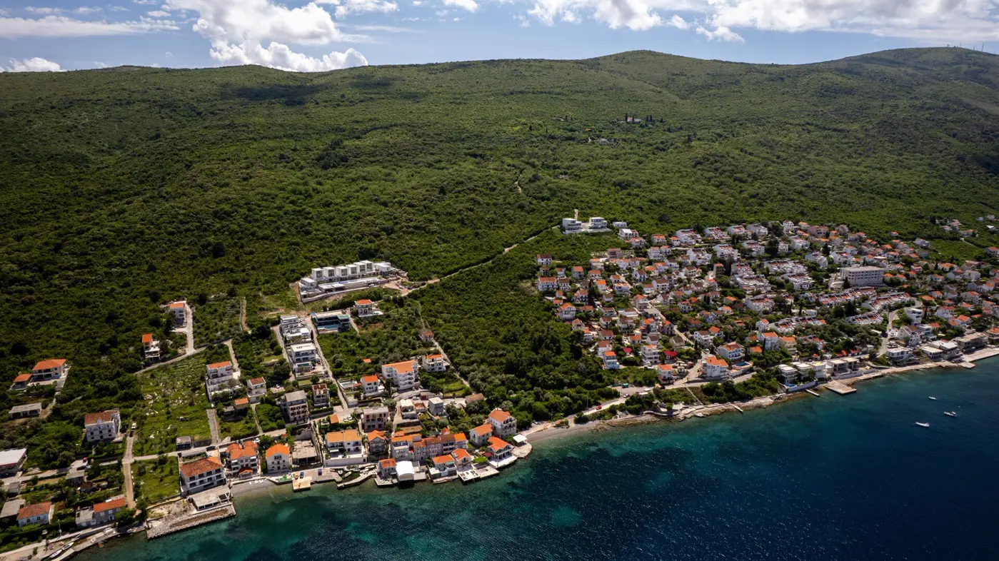 Contemporary villa with private pool and panoramic sea view, Krašići, Tivat
