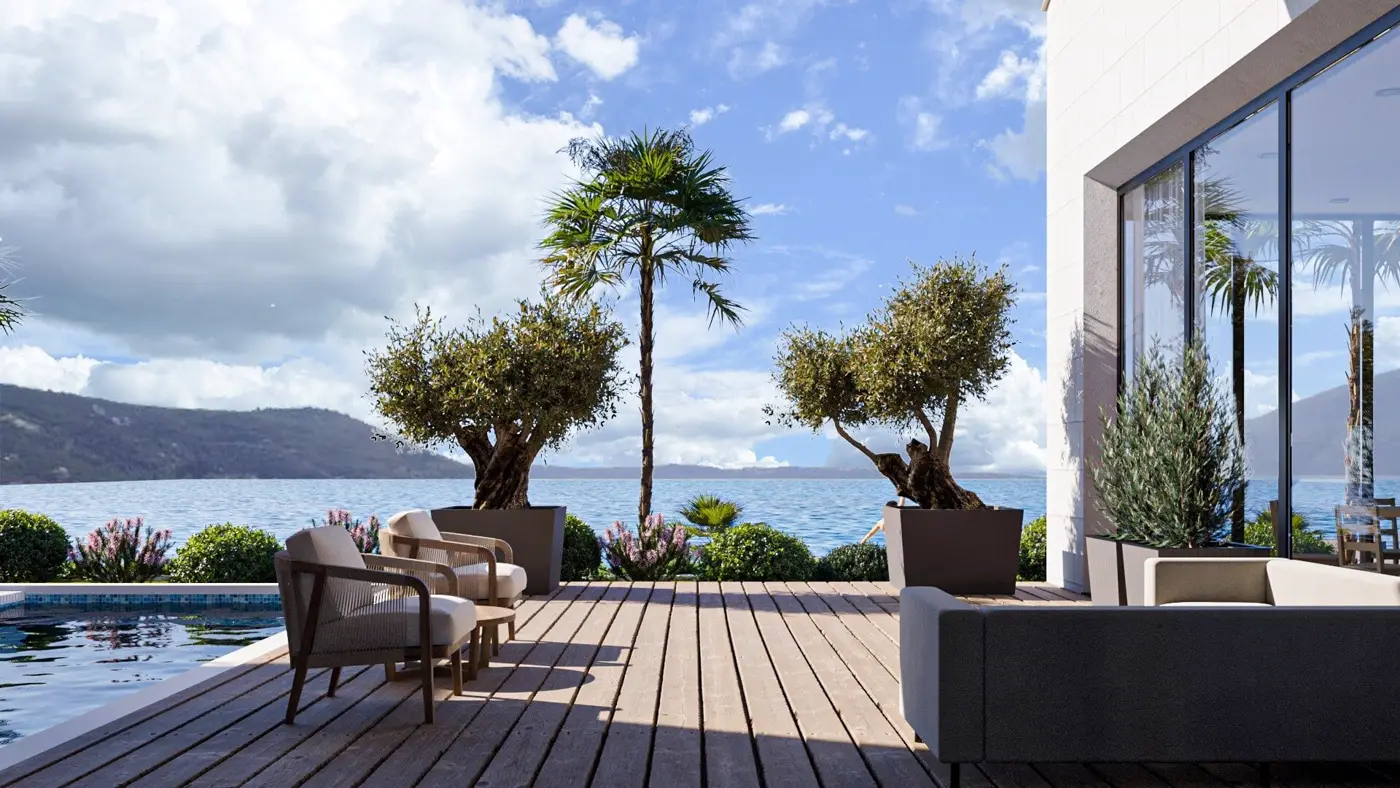 Luxury villa on the first line of Donja Lastva, Tivat