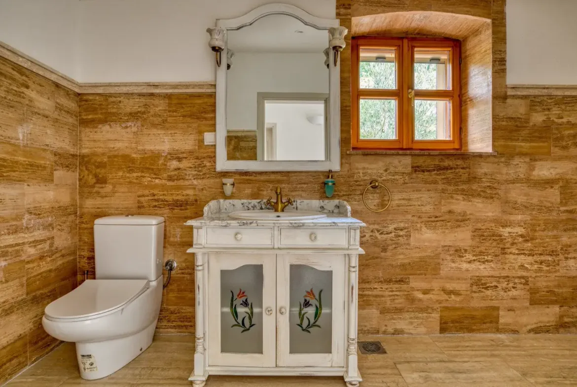 Stone villa with a large urbanized plot and swimming pool, Reževići, Budva
