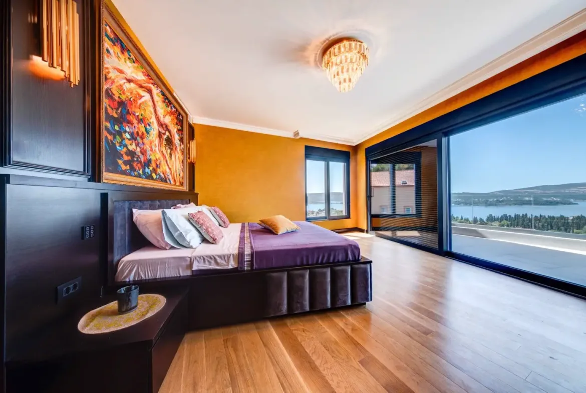 Exclusive contemporary villa with sea view, Maritsi, Tivat
