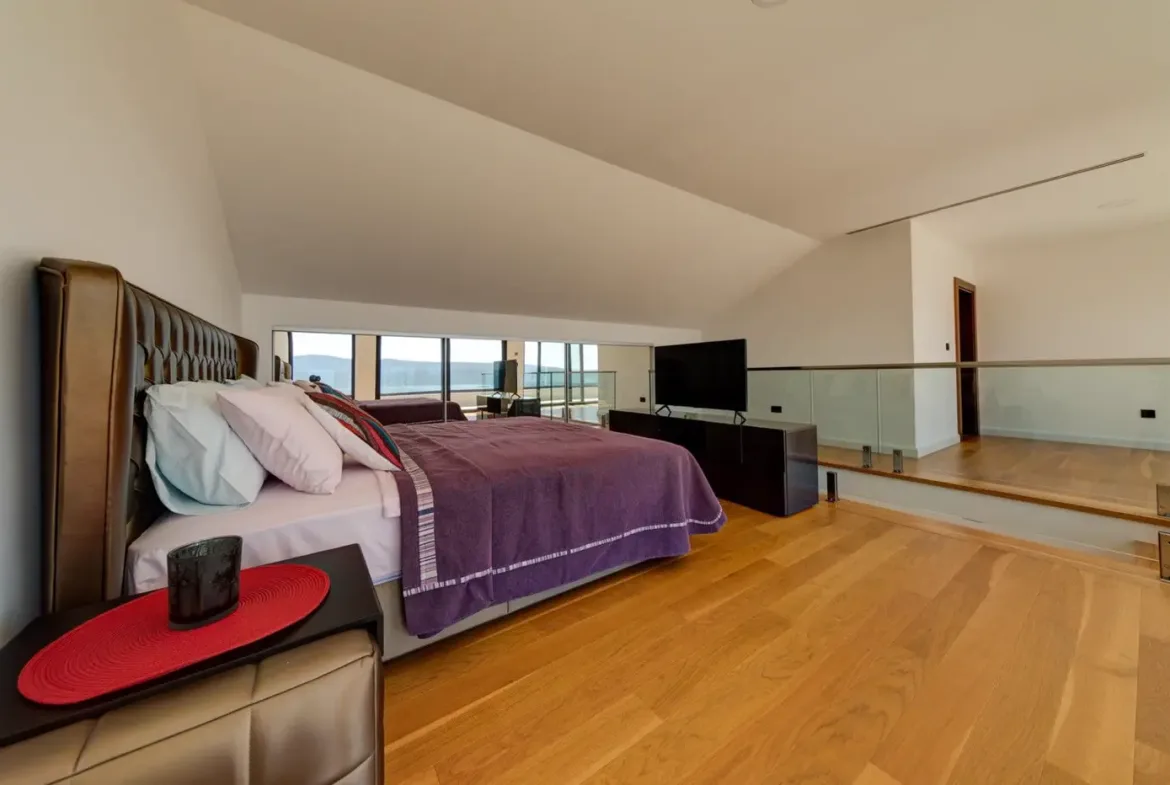 Exclusive contemporary villa with panoramic sea view, Marići, Tivat