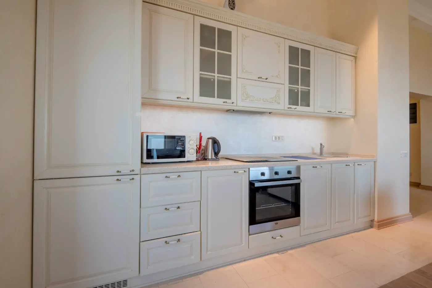 Stone villa with pool and open sea view, Reževići, Budva