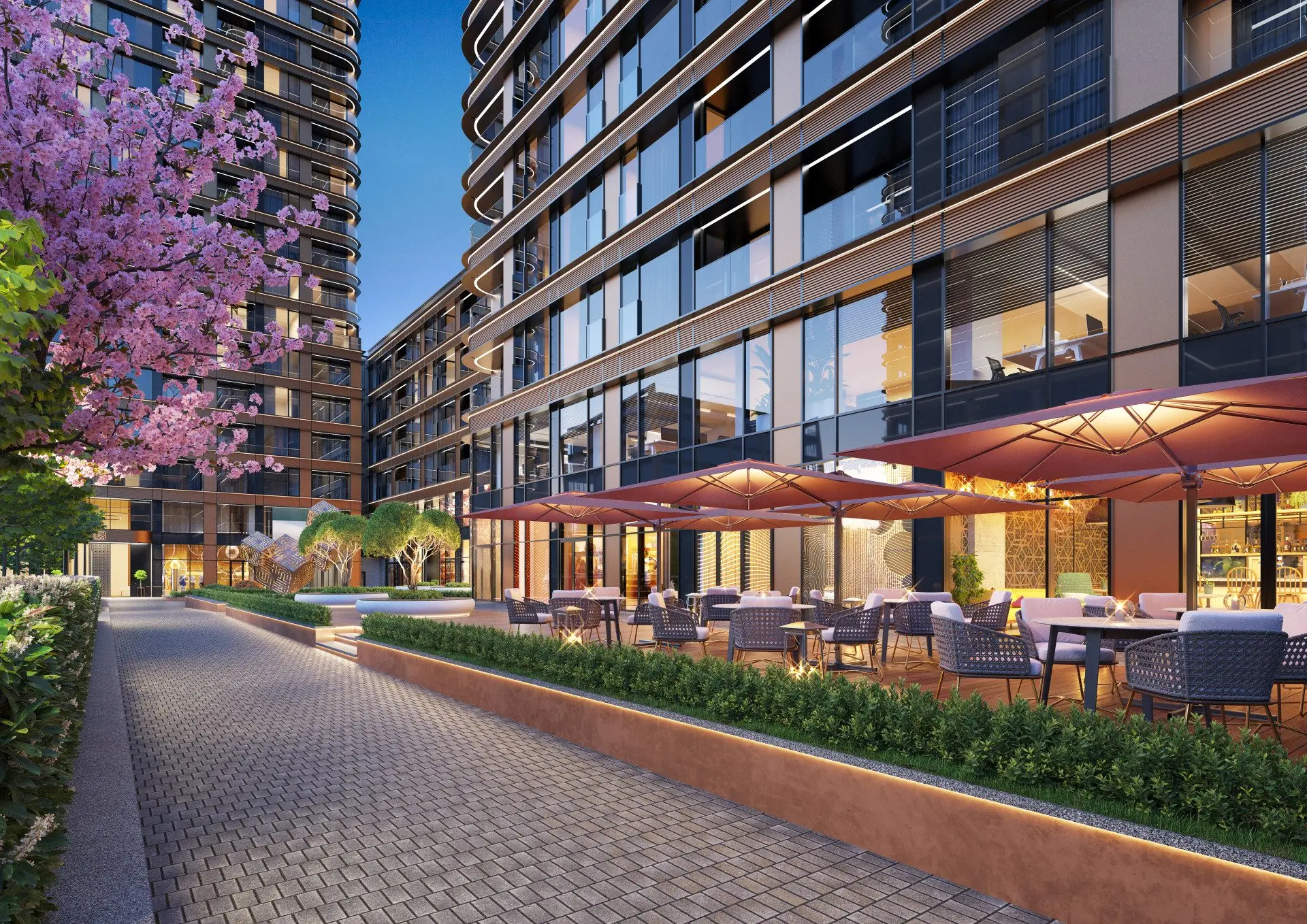 Three-bedroom apartment in a new generation complex for sale