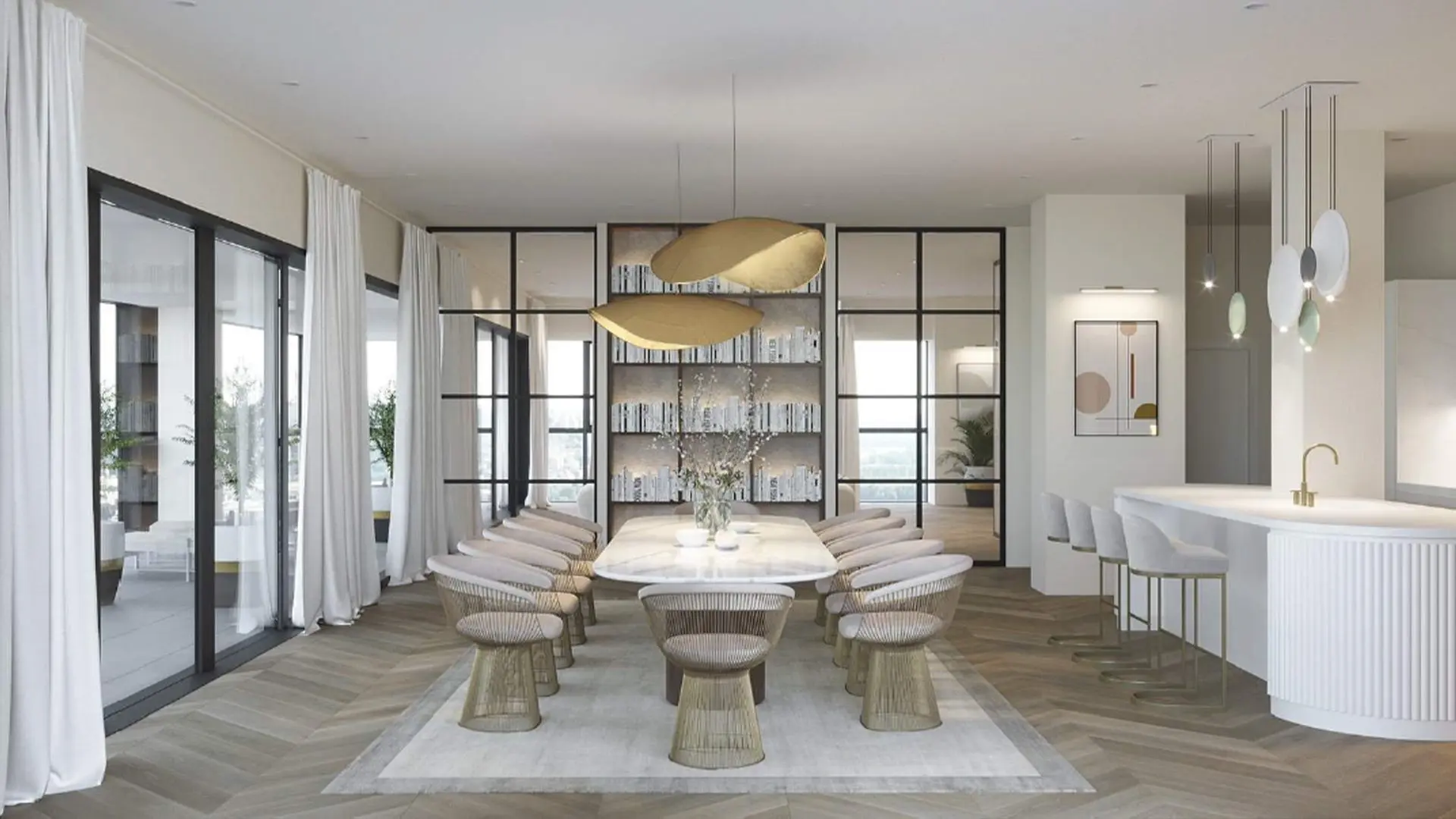 22-1 5-Bedroom Apartment, 444 m² – Bulevar Oslobodjenja, Novi Beograd, Belgrade