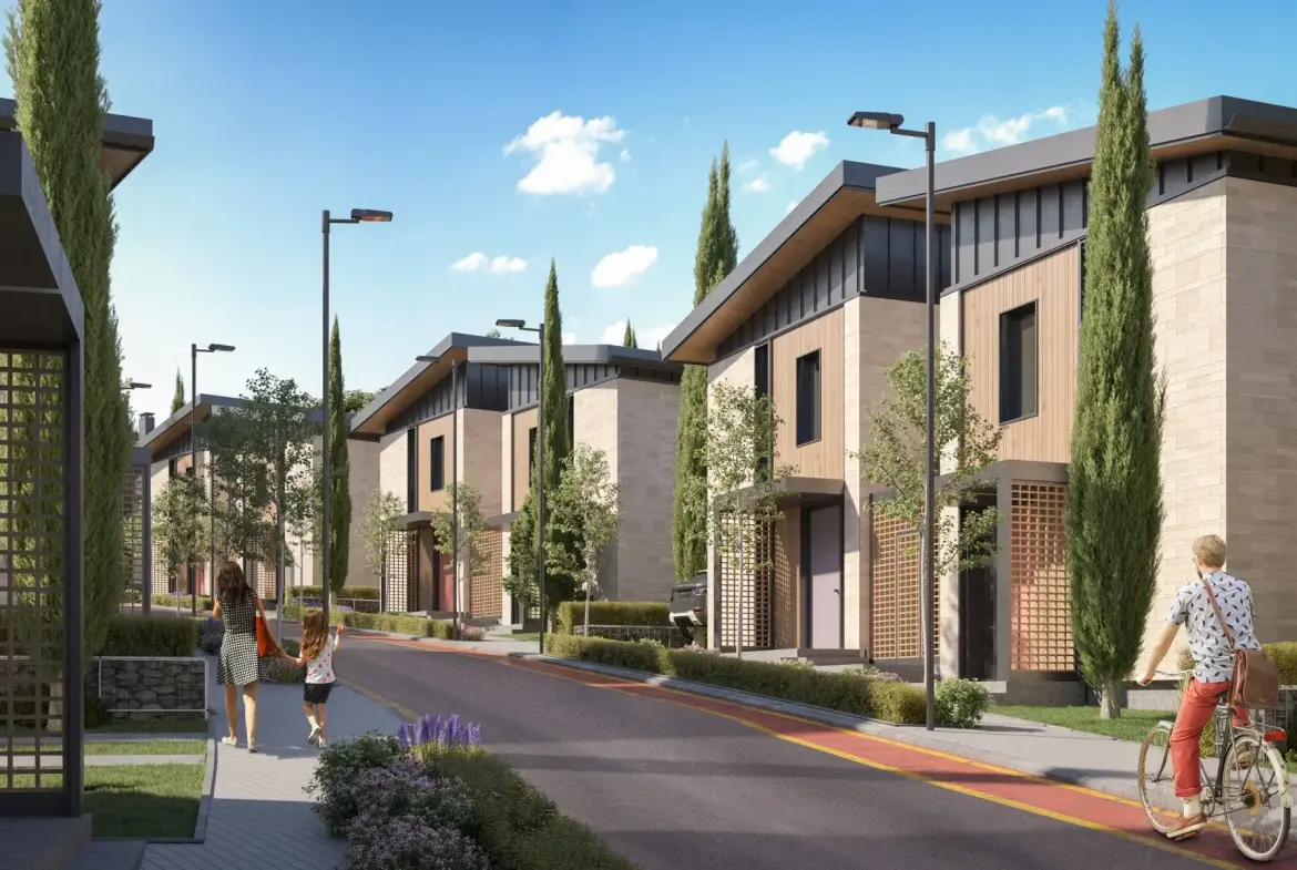 Single-family house in a new luxury gated residential complex