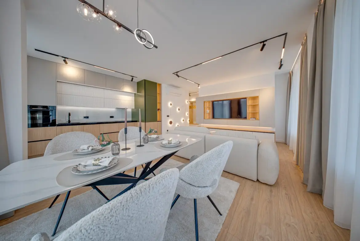 Luxurious two-bedroom apartment in an iconic, innovative building Kosher