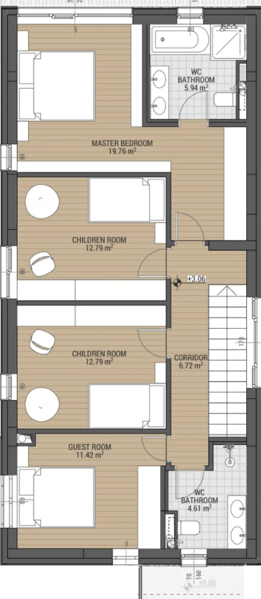 Single-family house in a new luxury gated residential complex