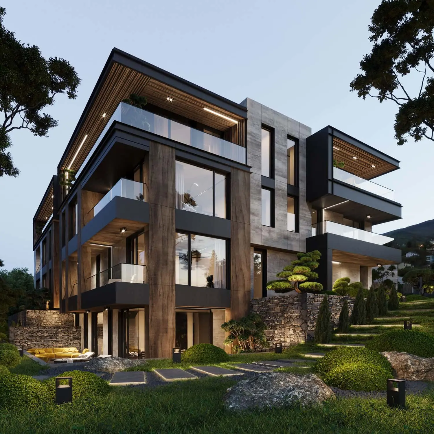 Two-level apartment with three bedrooms in a prestigious premium complex in Dragalevtsi