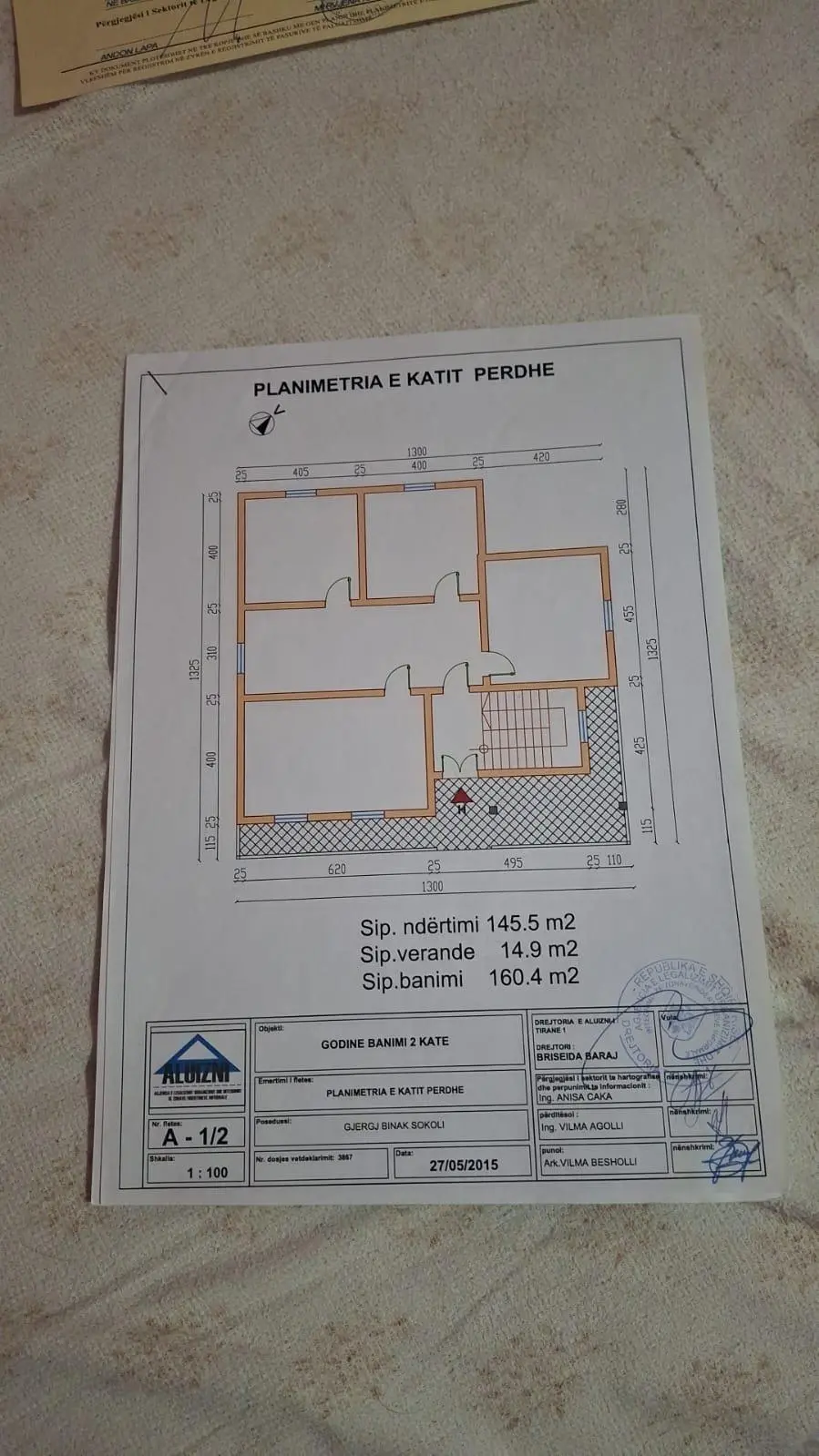 Two-Story House for Sale near Kthesa e Kamzës, Tirana