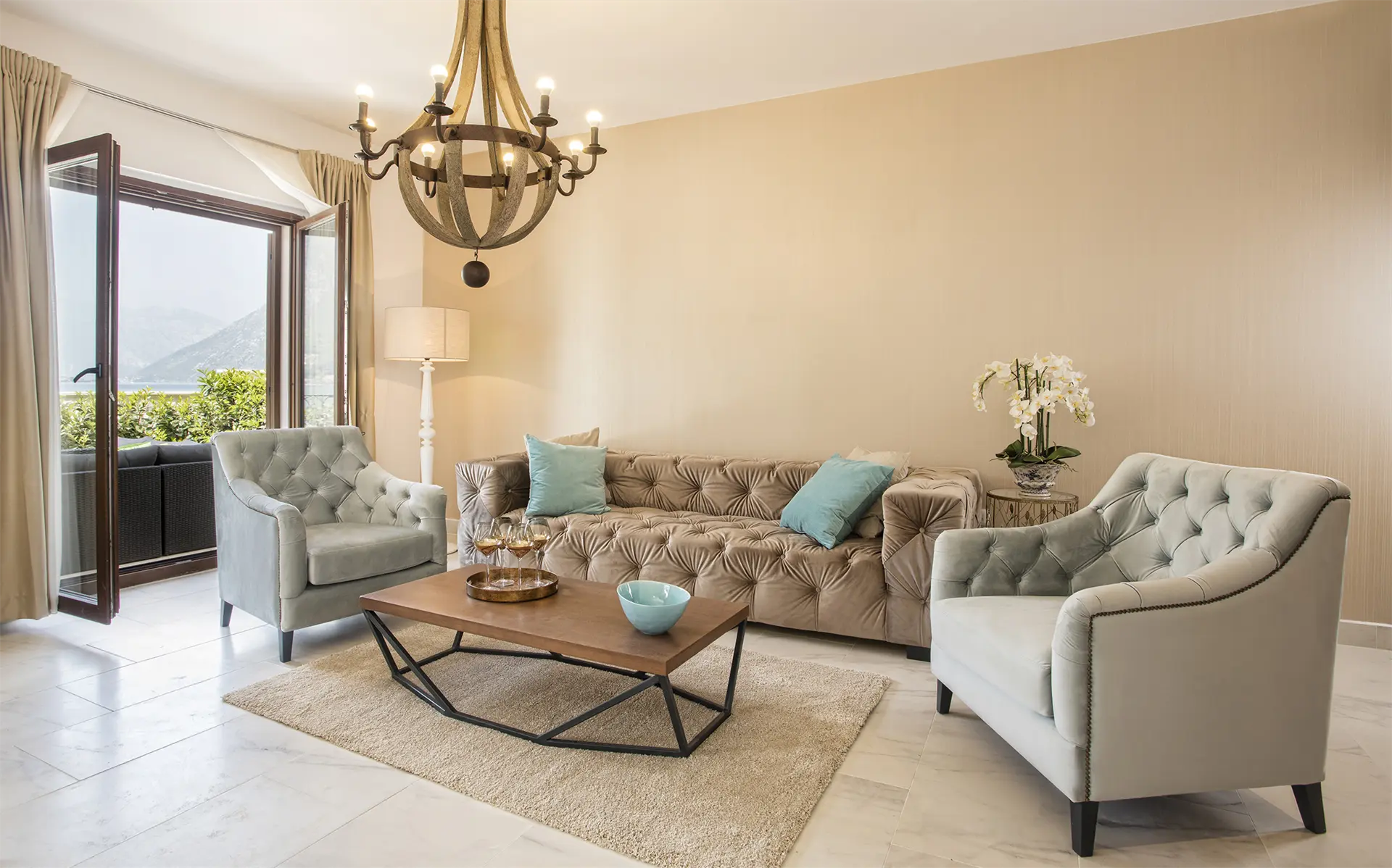 253c1e01f58667fc95f9bd50a6393a18 Luxury beachfront villa, part of the HUMA Kotor Bay Hotel & Villas