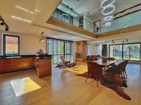 Fully furnished two-story house for sale