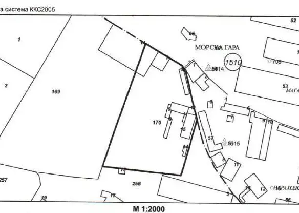 Plot for sale within the borders of the port of Varna