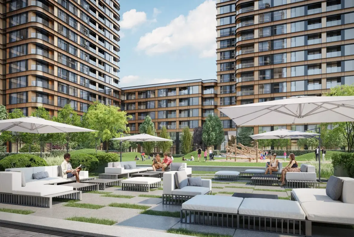 Three-bedroom apartment in a new generation complex for sale