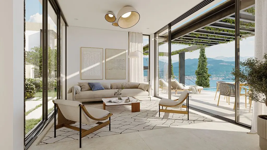 Three-Bedroom Twin Villa with Pool and Boka Bay Views at The Peaks, Luštica Bay
